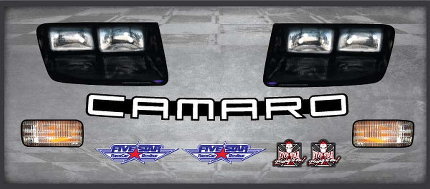 FIVESTAR #140-410-ID Camaro Headlight Sticker